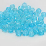 8mm Acrylic Crystal Bead-Sky Blue10 Gram Pack